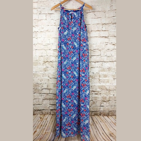 🚫SOLD🚫 Old Navy Novelty Bird Print Maxi Dress - Picture 7 of 8